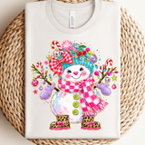 Candy Snowoman Boujee Tee