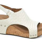 Carley - Ivory Woven - by Corkys