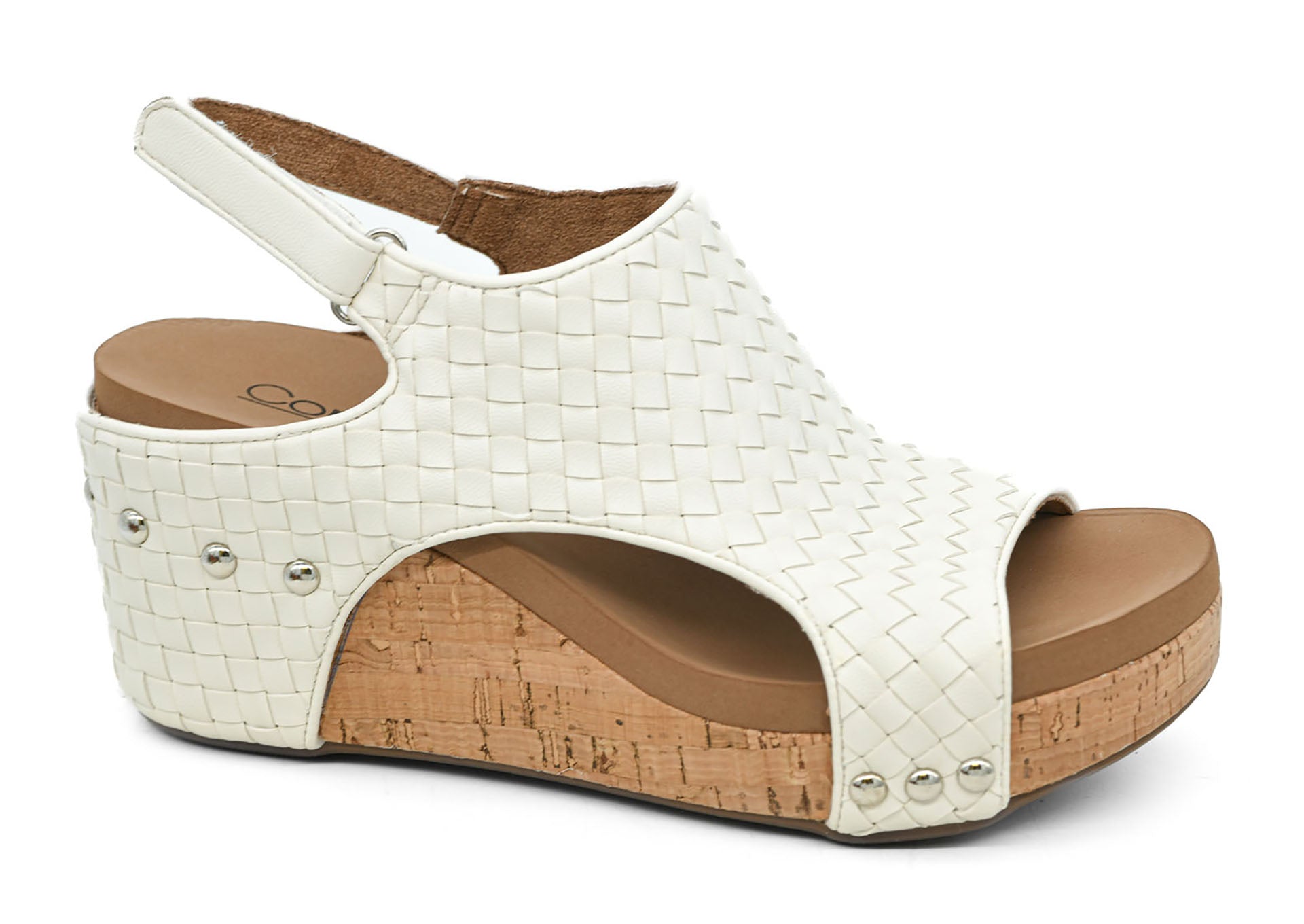 Carley - Ivory Woven - by Corkys