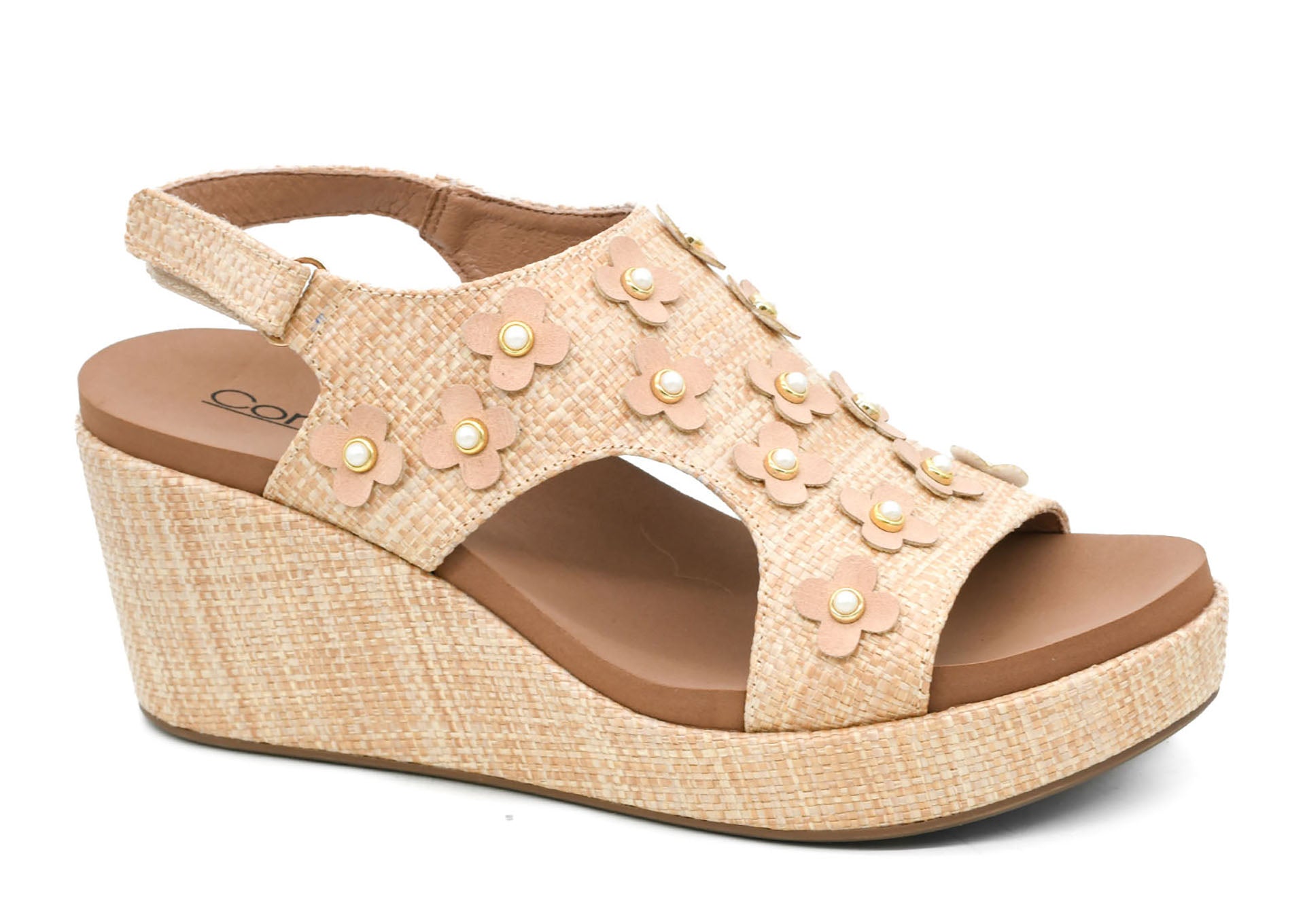 Carley - Raffia Flower - by Corkys