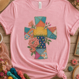 Stitch Cross & Flowers SoftPrint Tee