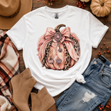 Glam Pumpkin Boujee Tee - White