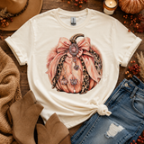 Glam Pumpkin Boujee Tee - Natural