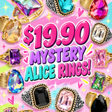 Alice in Dallas Mystery Ring - Gold or Silver