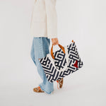 Chelsie Canvas Printed Tote-Tote Bag-Pretty Simple