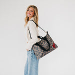 Chelsie Canvas Printed Tote-Tote Bag-Pretty Simple