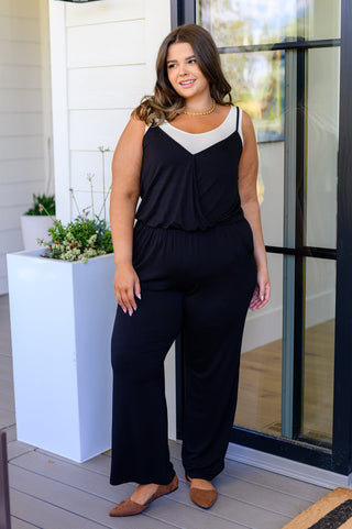 Completely Justified Jumpsuit in Black - MONDAY MAGIC