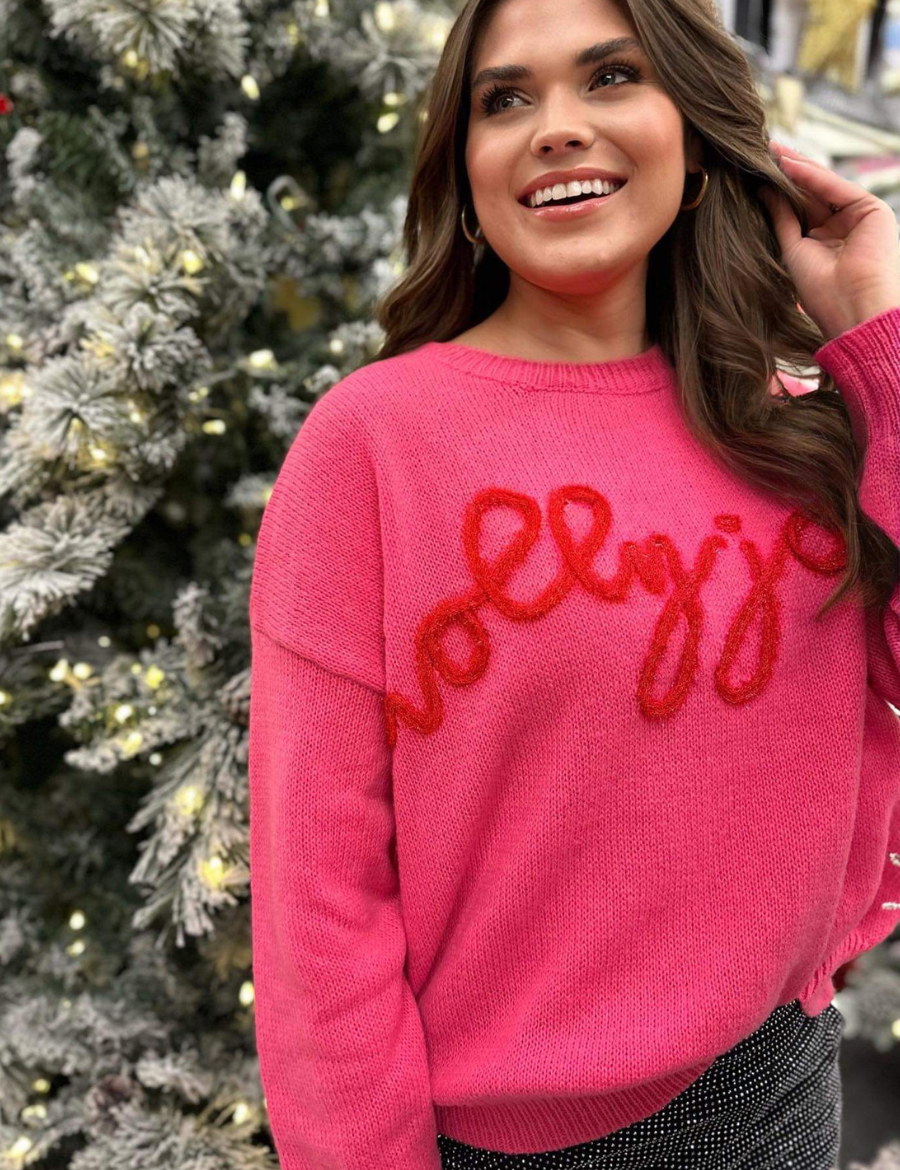 Holly Jolly Tinsel Sweater