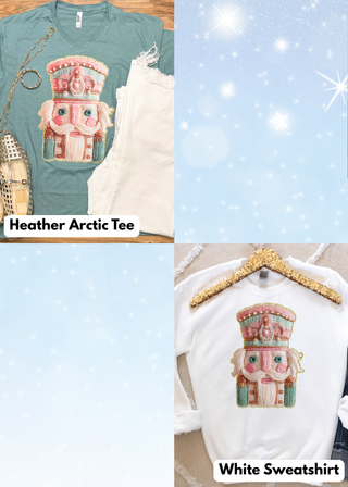 Sweet Nutcracker French Knot Graphic Tee