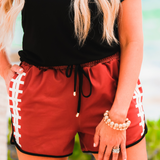 Touchdown Drawstring Everyday Shorts - Jess Lea Wholesale