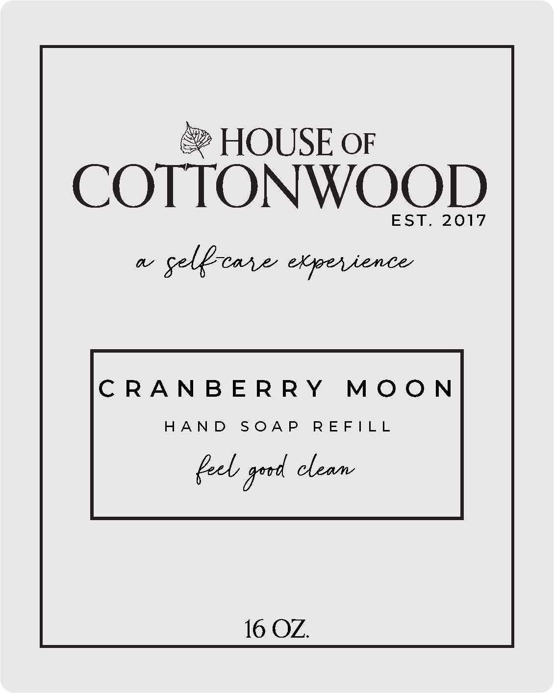 FOAMING HAND SOAP REFILL - PREORDER