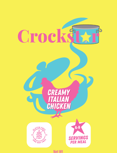 PREORDER -  Crockstar - Creamy Italian Chicken