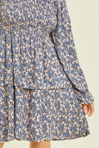 Kara Smocked Floral Dress - Preorder