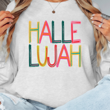 Faux Painted Hallelujah