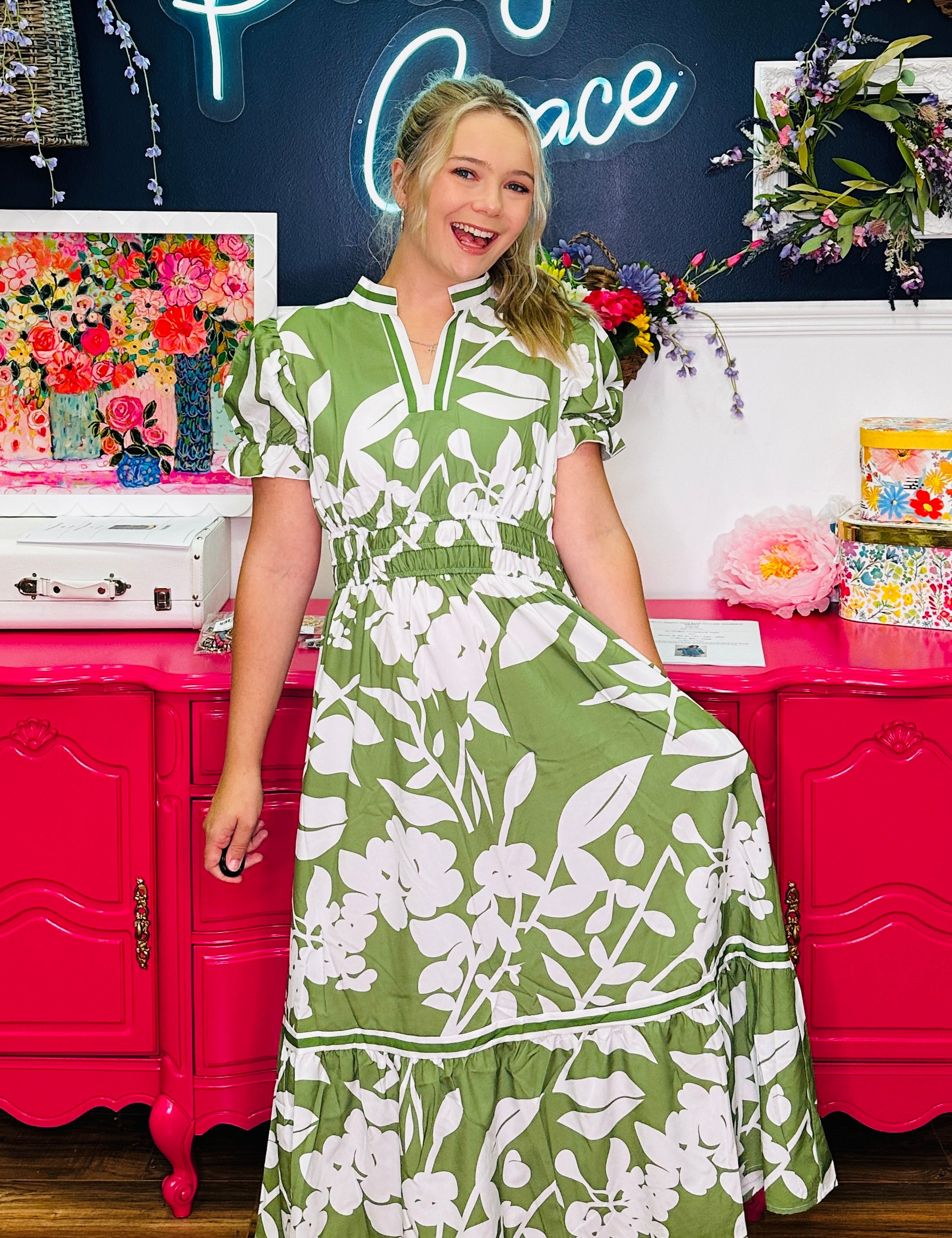 Summer Fern Maxi Dress