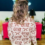 Rowan Horseshoe & Bow Sweater - LAST ONES FINAL SALE