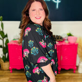 Smocked Boho Tassel Tunic Top - LAST ONES FINAL SALE