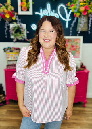 Pretty In Stripes Top