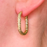Katerina Oval Hoop Earrings