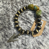 Sandra Ling Real Turquoise Bracelet - CIJ 47