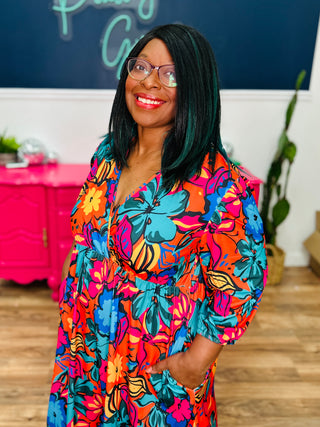 Jet To The Tropics Dress