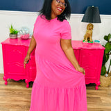 Alouette Dress - Pink - FINAL SALE