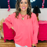 In Good Company Top - Coral