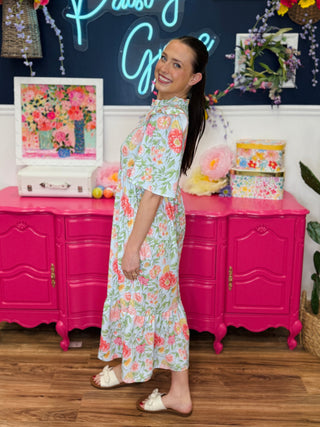 Spring Water Maxi Dress