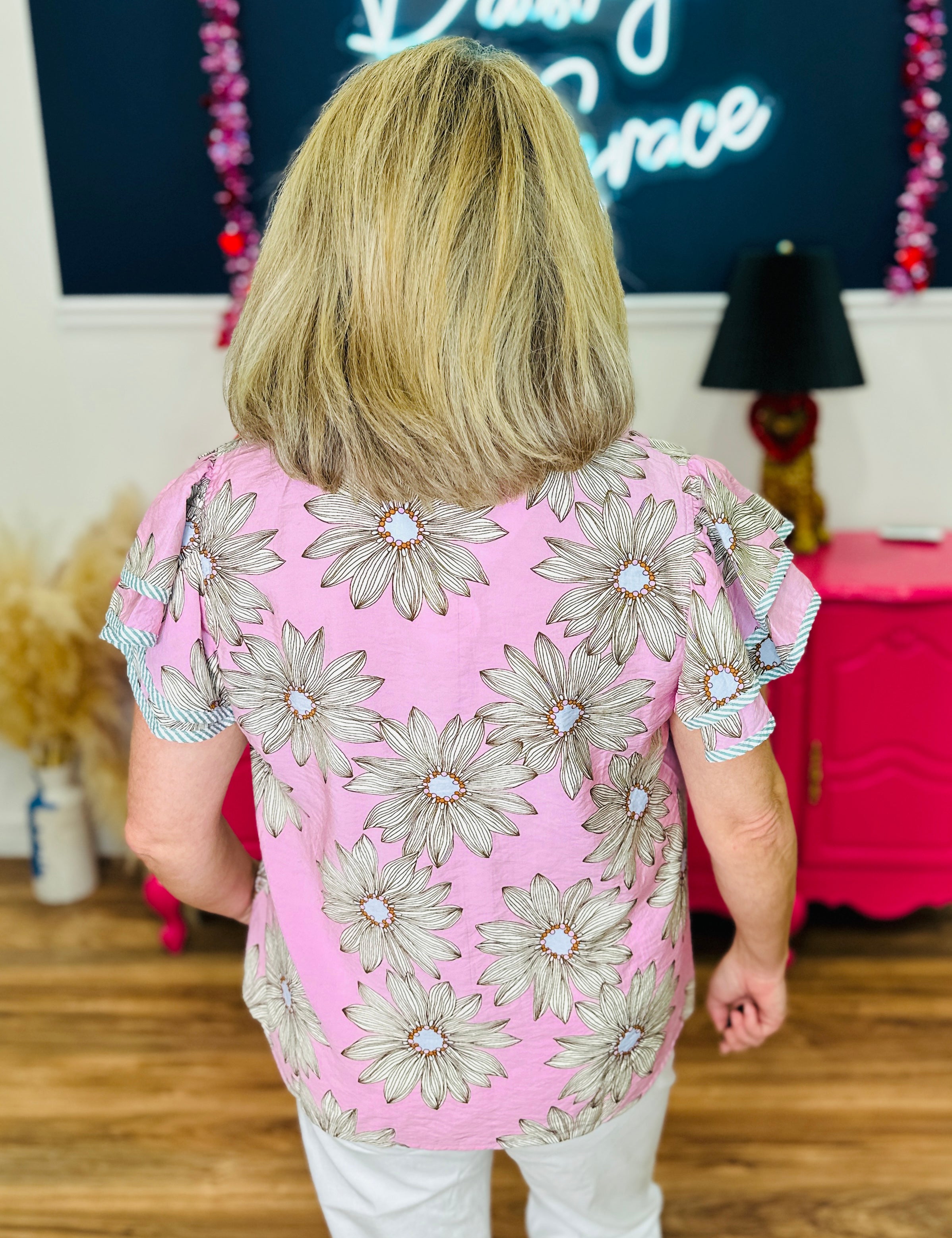 Peony Petals Top - FINAL SALE