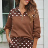 PREORDER - Mia Printed Pullover - Polka Dot