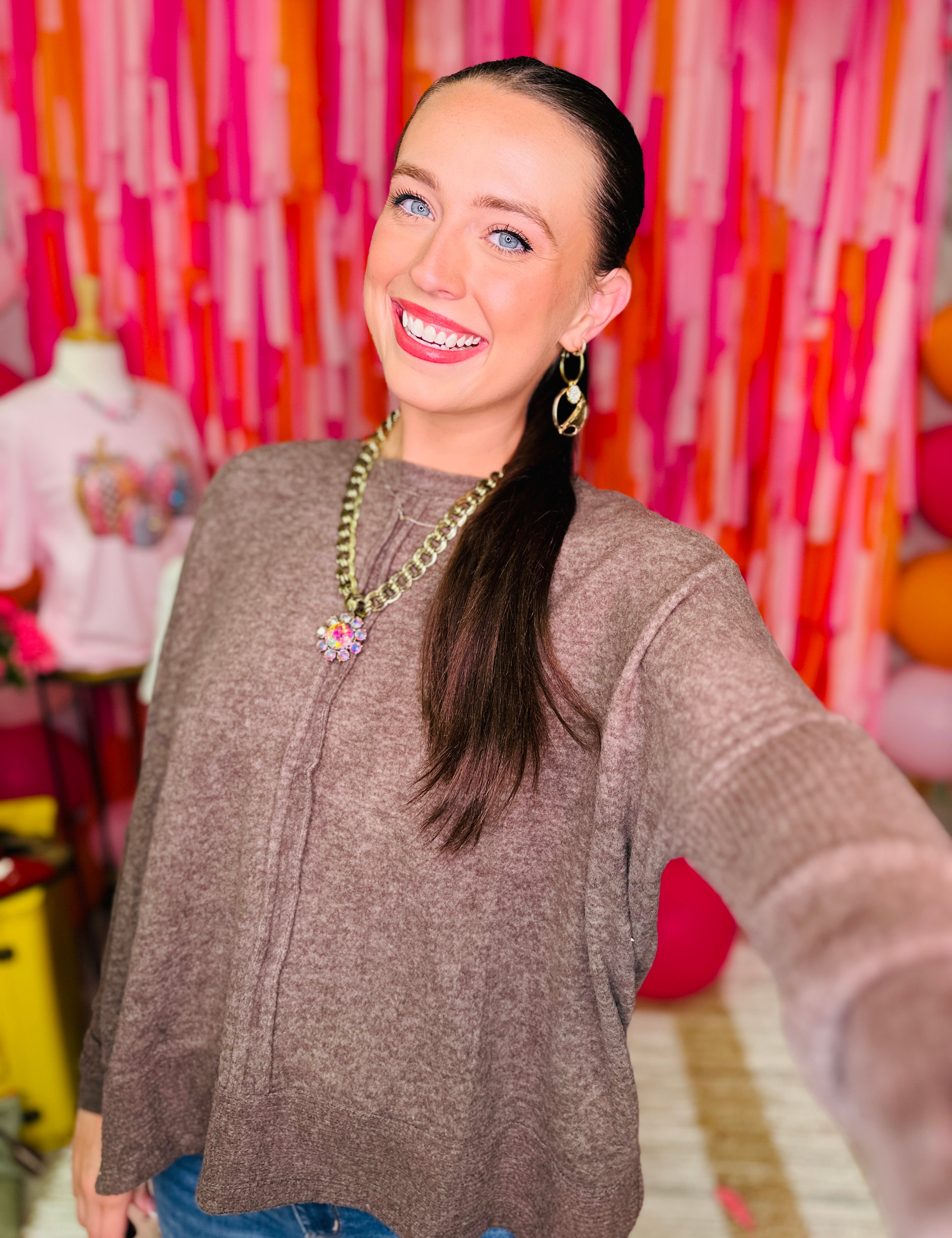 Soft & Classic Sweater - Chocolate
