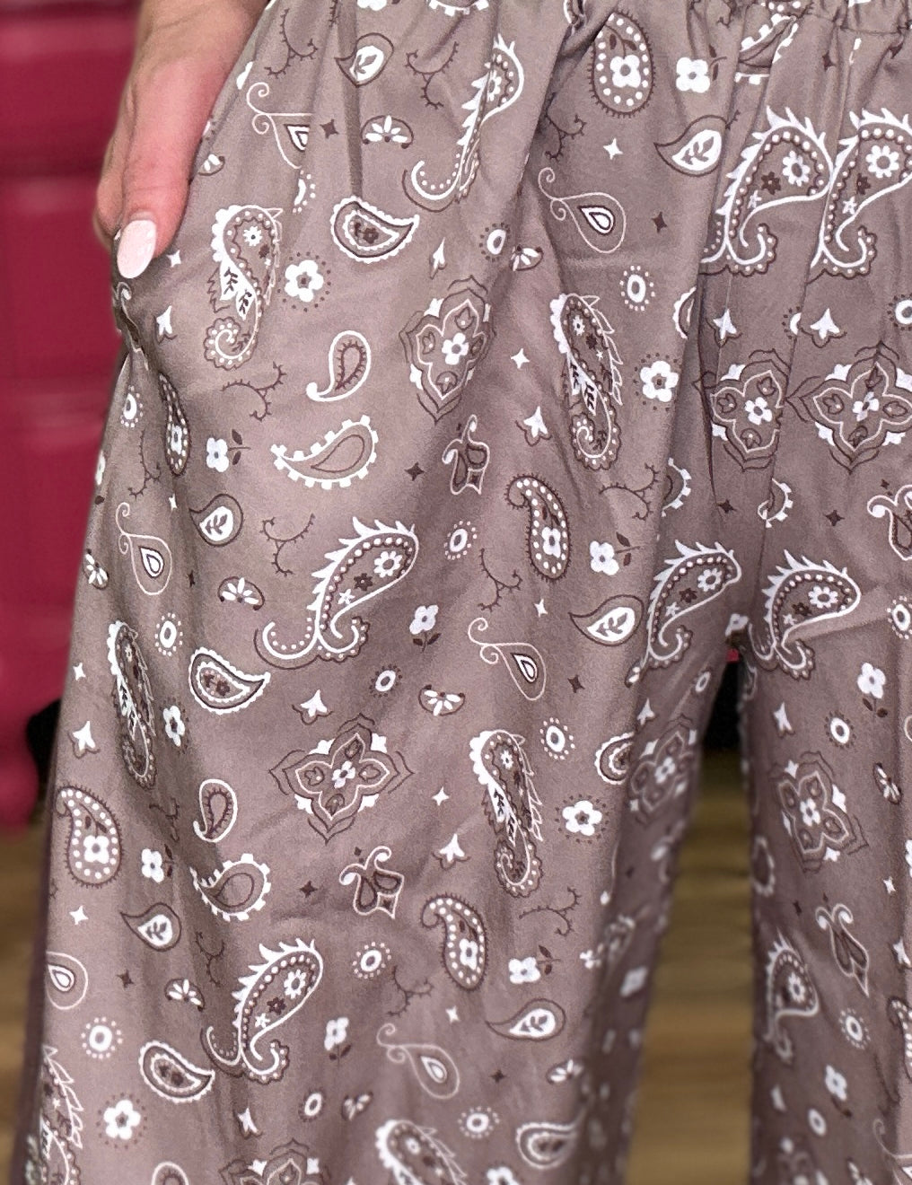 Whiskey Creek Paisley Pants