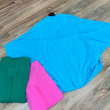 Island Cotton Top - Ocean Blue - LAST ONES FINAL SALE