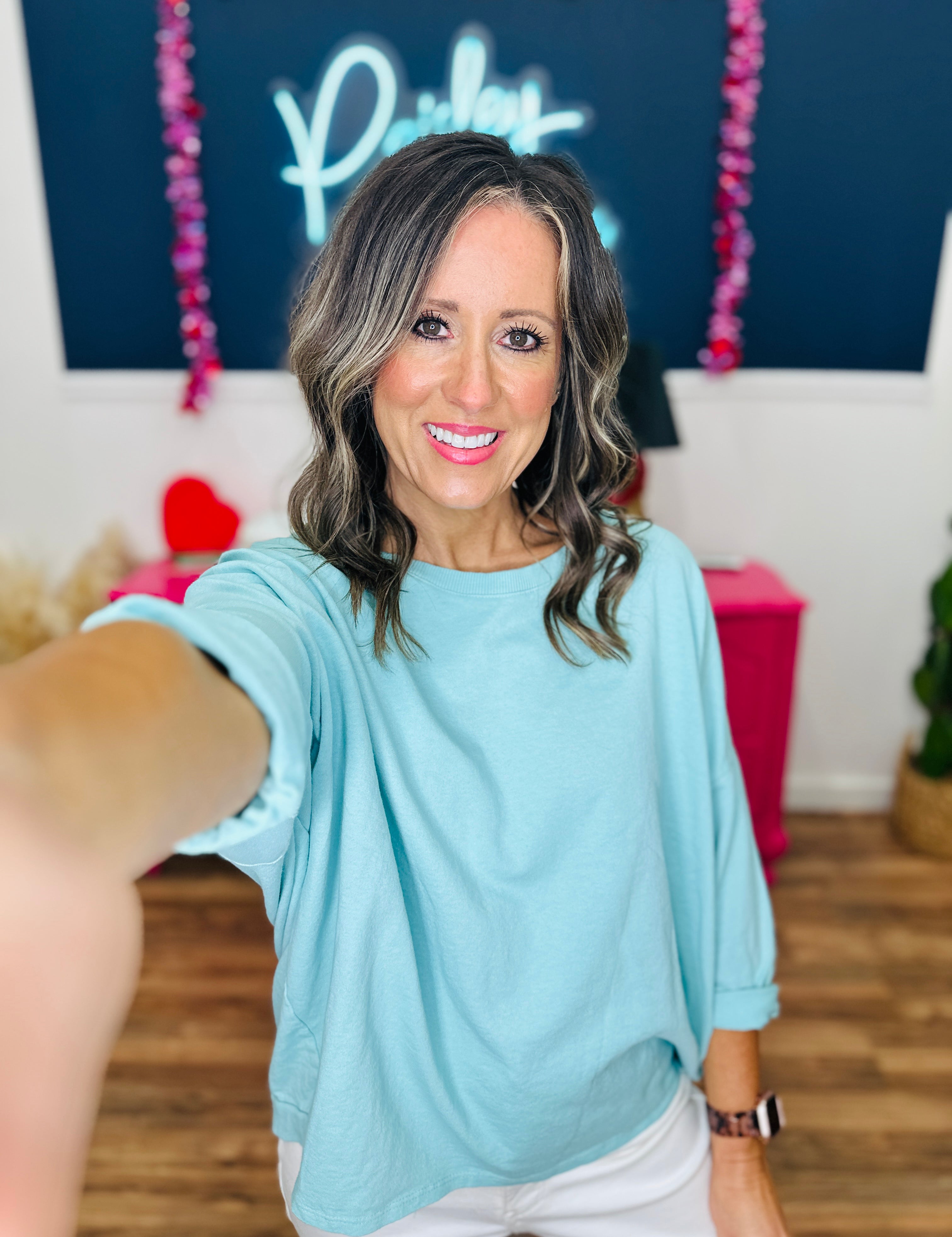 In Good Company Top - Seafoam