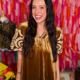 Velvet Vibes Top - Bronze