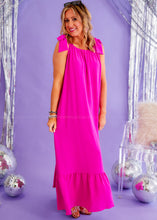 Load image into Gallery viewer, Sun-kissed Days Dress - Magenta by Adrienne - FINAL SALE
