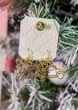 Fir-Wheel Drive Earrings