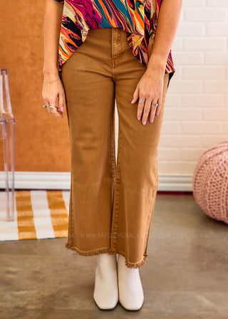 Jaylah Jeans - Deep Camel - LAST ONE FINAL SALE