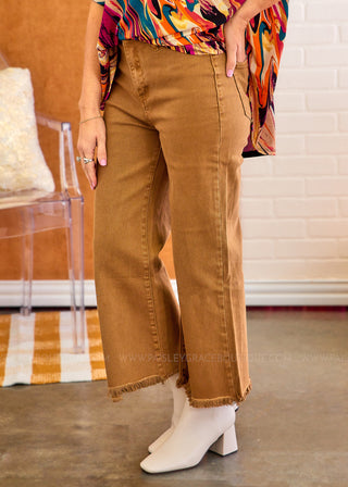 Jaylah Jeans - Deep Camel - LAST ONE FINAL SALE