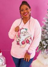 Load image into Gallery viewer, Dear Santa Sweatshirt - Ice Pink - FINAL SALE
