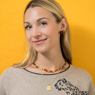 Sacred Spark Necklace - Channel Layering Necklace - 2 Sizes