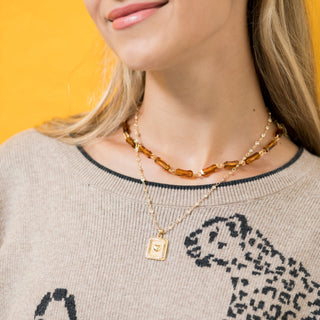 Sacred Spark Necklace - Channel Layering Necklace - 2 Sizes