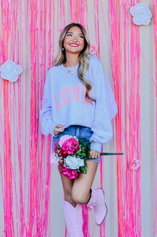 Love Puff Knit Sweater - PREORDER