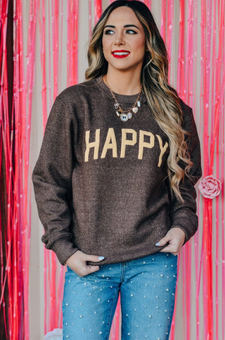 Happy Puff Knit Sweater - PREORDER