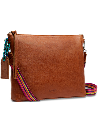 Downtown Crossbody, Brandy by Consuela