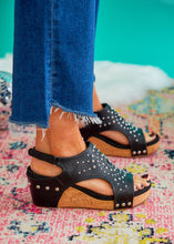 Load image into Gallery viewer, Docie Doe Wedges by Corkys - Black - RESTOCK
