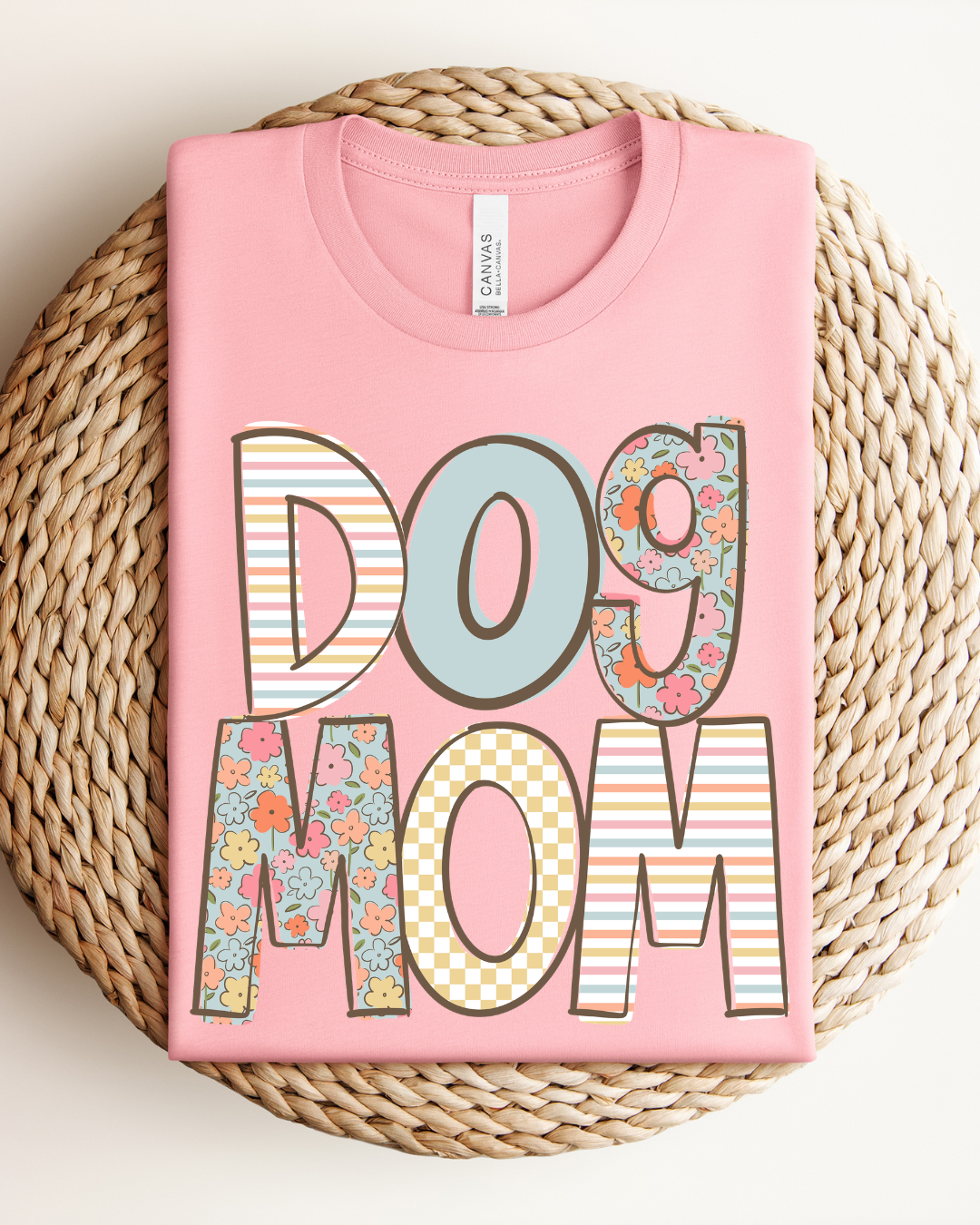 Dog Mom SoftPrint Tee