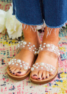 Dome Pearl Slides by Corkys  - Clear