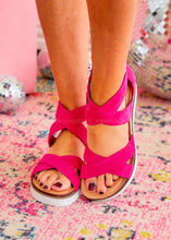 Load image into Gallery viewer, Double Dutch Sandals by Corkys - Fuchsia
