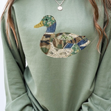 Faux Quilted Duck - Tee or Sweatshirt